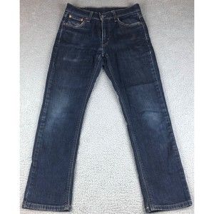 Levi's 541 Men's Dark Wash Blue Denim Jeans Size 30x30 Distressed